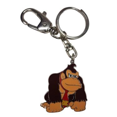 Imagem de Chaveiro Donkey Kong Metal Com Mosquetão - Oficial Nintendo