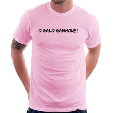Imagem de Camiseta O GALO GANHOU!!! - Foca na Moda, Rosa bebê, M