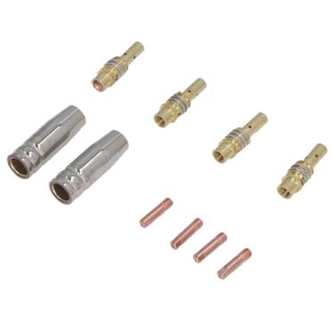 Imagem de Bocais de Soldagem MIG, Conjunto de Bocais de Soldagem de Cobre 15AK Consumíveis Aplicáveis, para Tocha Com Vida útil Longa, Conveniente para Usar, Ferramentas