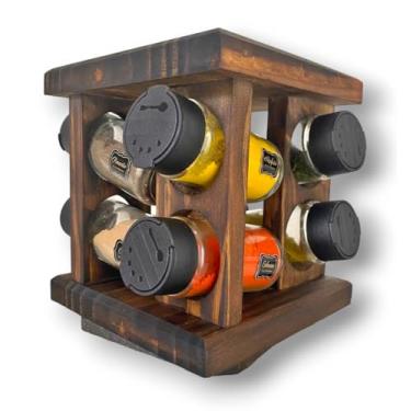 Imagem de Porta Tempero Torre 08 Potes Giratório