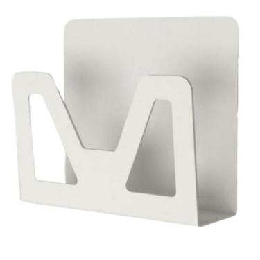 Imagem de Porta Esponja De Banho E Gillette Com Adesivo Branco F.ELG - FassinSho
