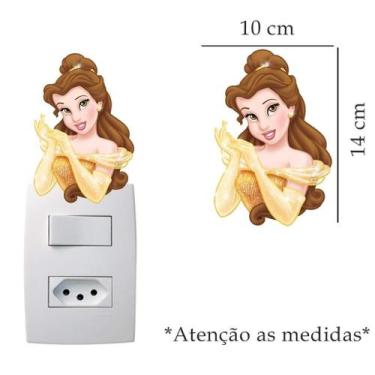 Imagem de Adesivo De Interruptor Bela E A Fera Mod 7 - Lojinha Da Luc Adesivos