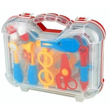 Imagem de Kit Mini Doutor Maleta Médica 1265 - Paki Toys., Vermelho