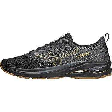Imagem de Tênis Mizuno Masculino Wave Vitality 5 Corrida Preto/ouro 101057057-801 39