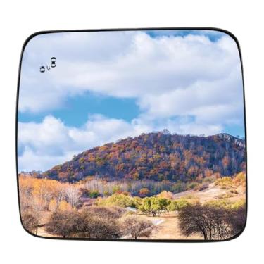 Imagem de LOIYLLEN Substituição do espelho do lado do motorista para Ford Bronco 2022-2023 - Vidro do espelho retrovisor do lado esquerdo, vidro dos espelhos com aquecimento elétrico e ponto cego