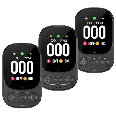 Imagem de Detector de monóxido de carbono Lunarlipes HD08 Plug-in 3 em 1