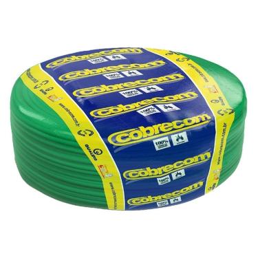 Imagem de Cabo Flexível Cobrecom 10mmx100m Rolo 750V Verde