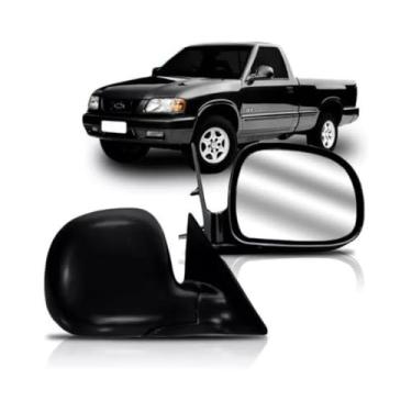 Imagem de Retrovisor S10 Blazer 1995 96 97 98 99 A 2011 Sem Controle