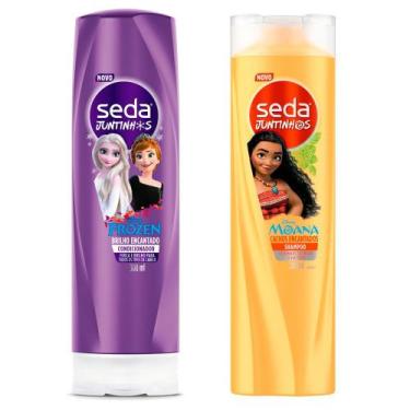 Imagem de Kit 1 Shampoo Infantil Seda Juntinhos Moana 300ml