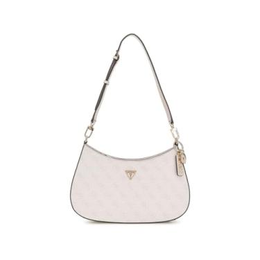 Imagem de GUESS Noelle II Bolsa de ombro com zíper superior, Logotipo branco, One Size