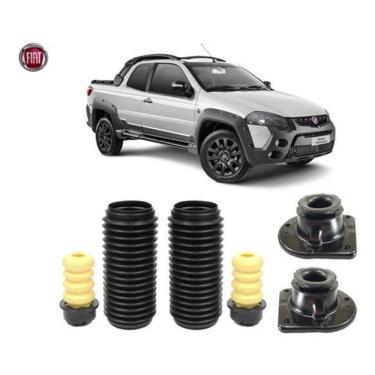 Imagem de Kit Batente Amortecedor Dianteiro Fiat Strada 99 / ...
