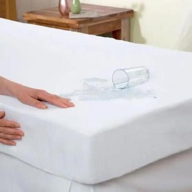 Imagem de Protetor de Colchão Camesa PVC Solteiro 90x190x30cm Branco