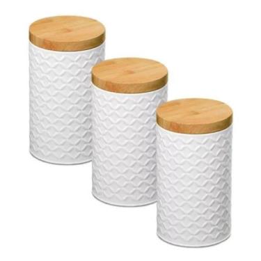 Imagem de Jogo De Potes Para Mantimentos Jogo De Latas Com 3 Unidades - DRATINI,