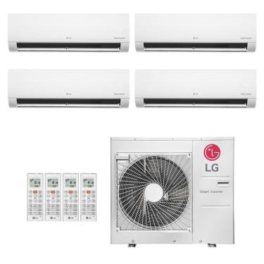 Imagem de Ar-Condicionado Multi Split Inverter LG 30.000 (3x Evap HW 9.000 + 1x Evap HW 18.000) R -32 Quente/Frio 220V
