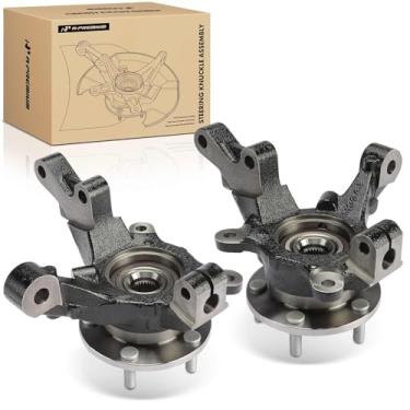 Imagem de A-Premium 2 juntas de direção dianteiras esquerda e direita e conjunto de cubo de rolamento de roda compatíveis com Dodge Caliber 2007-2012, lado do motorista e do passageiro