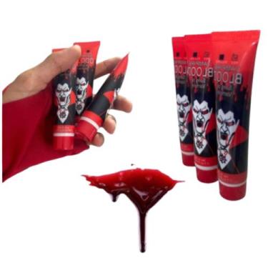 Imagem de Sangue Falso Realista Para Halloween Maquiagem Efeitos Especiais Fanta