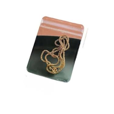 Imagem de Grade Transparente Livro De Armazenamento De Jóias Auto Vedação Saco Para Colar Anel Foto Cartão Organizador (bolsa de joias(40Pcs))