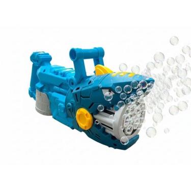 Imagem de Lançador Pistola Bolhas De Sabão Tubarão
