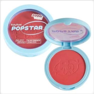 Imagem de Blush compacto playback popstar diva hbm08-2 ruby rose