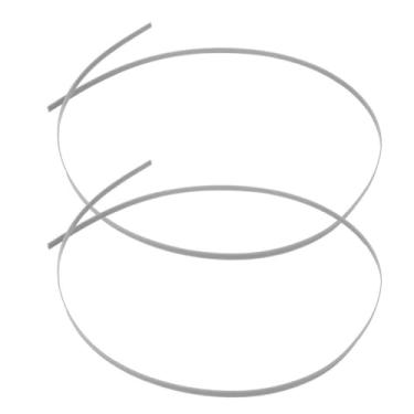 Imagem de Cabo de barra de tira apertada para máquina de tricô Peças de reposição de plástico duráveis ​​para Silver Reed SRP50 SRP60 SRP60N Máquinas de tricô Conjunto de 2 peças com 91 cm