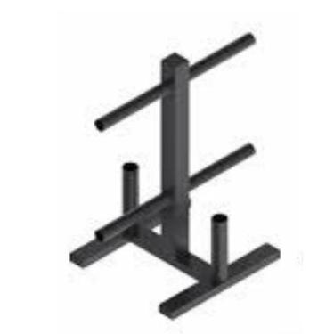 Imagem de Suporte Expositor de Anilhas de 1KG a 15Kg (preto) - ART-FORTE