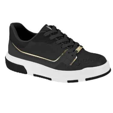 Imagem de Tenis Vizzano Casual Ref 1455.102.30731 Preto/dourado 35