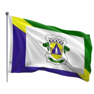 Imagem de Bandeira do Município de Cáceres Dupla Face Estampada Tamanho 90x128cm