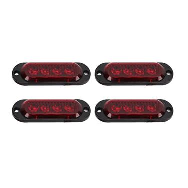 Imagem de Kavolet Luzes Laterais de Alto Brilho para Caminhões, Luz Estroboscópica (Vermelho)