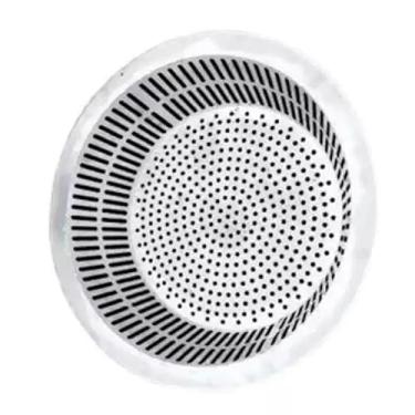 Imagem de Filtro de drenagem de esgoto, kit de drenagem de canal de drenagem de piso circular, cesta de interceptação de folhas caídas de cascalho de aço inoxidável para ramos de pedras (70 cm/4 peças)