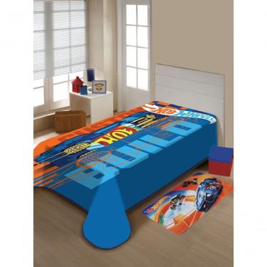 Imagem de Cobertor Infantil 1,50x2,00 Mattel Hot Wheels Jolitex