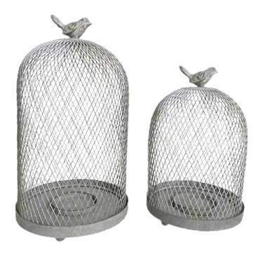 Imagem de Bothyi 2x Castiçais de Metal, Suporte para Velas, Centros de Mesa, Lanterna Decorativa Vintage para Velas, Ideal para Jantar ao Ar Livre, Pátio e Lareira