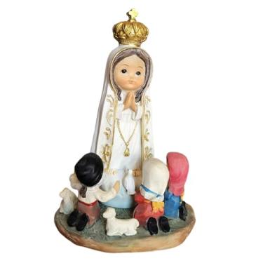 Imagem de Ioensy Presépio de Natal em estilo desenho animado, escultura de presépio para decoração de festas natalinas, peça central festiva.