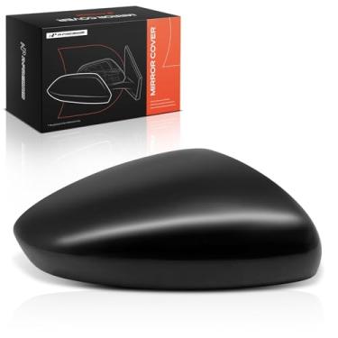 Imagem de A-Premium Tampa do espelho retrovisor do lado do passageiro - compatível com Honda Accord 2018 2019 2020 2021 2022 - Preto liso, sem furo de seta