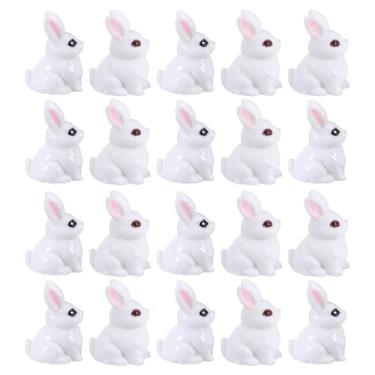 Imagem de TOYANDONA Miniaturas de Coelhos Em Resina - Miniaturas de Coelhos de Resina para a Páscoa, Enfeites de Fadas Em - Animais Em para Decoração de de Páscoa, Casa de Bonecas, Bolos E Festas (20