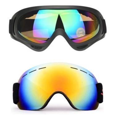 Imagem de Oculos Esqui Jetski Neve Snowboard Uv 400 Kit 2 Unidades - PENDULARI