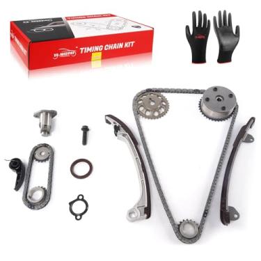 Imagem de YA-MAYPAY Kit de substituição VVT de corrente de distribuição para HS250H Vibe tC xB Camry Solara Corolla Highlander RAV4 2AZFE 2.4L 1AZFE 2.0L #13506-28010.13506-0H011