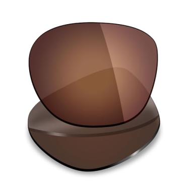 Imagem de Mryok Lentes de reposição UV400 para óculos de sol Oakley Pampered, HD Polarized, proteção UV, resistente a impactos e ajuste perfeito - marrom bronze