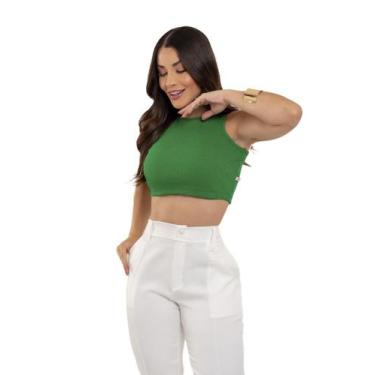 Imagem de Calça Feminina em Alfaiataria Social Trabalho - Ma Oficial, Branco, M,