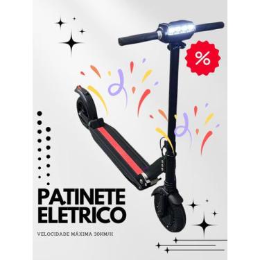 Imagem de Patinete Elétrico 30km/h Potente 350W Alta Velocidade Dobrável Pratico