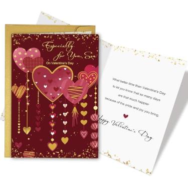 Imagem de Supoeguk Happy Valentine's Day Card Gift for Son, Son Valentines Card from Mom Dad, So Many Days Are That Much Happier Because Of The Pride and Joy You Bring