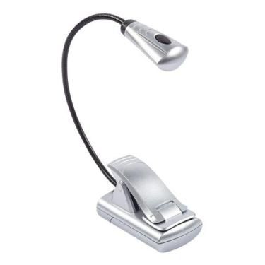 Imagem de Mini Luminária Led Clip Abajur Leitura Livro Grampo Mesa - Light It