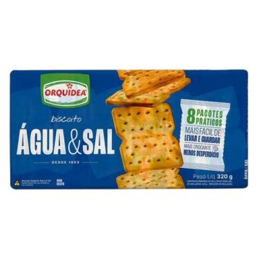 Imagem de Biscoito Orquídea Água e Sal 320g Cream Cracker