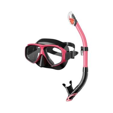 Imagem de Máscara De Mergulho Em Silicone Antiembaçante Com Proteção UV Para Adu