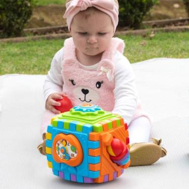 Imagem de Brinquedo Infantil Cubo Didático Com Som Smart Cube Maral - Maral - De