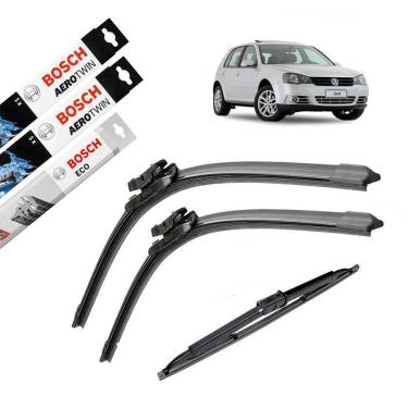 Imagem de Kit Limpador Parabrisa Bosch Golf G4 2009 2010 2011 2012