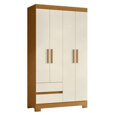 Imagem de Guarda Roupa Olímpia 4 Portas 2 Gavetas Estrutura em MDP Albatroz Móve