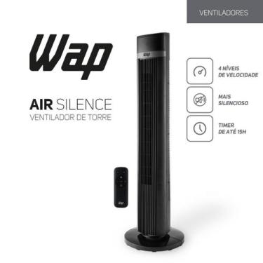 Imagem de Ventilador Torre WAP Air Silence 127v funcionamento silencioso Para Am