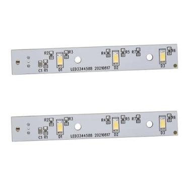 Imagem de Placa de Luz LED para Geladeira GE WR55X26671 (2 Unidades)