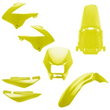 Imagem de Kit Carenagem 5 Peças Pro Tork Moto Honda Bros 150 2003 2004 2005 2006