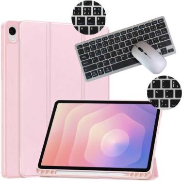 Imagem de Kit Completo Para Tablet Galaxy S11 11 Teclado + Mouse Bluetooth com ç